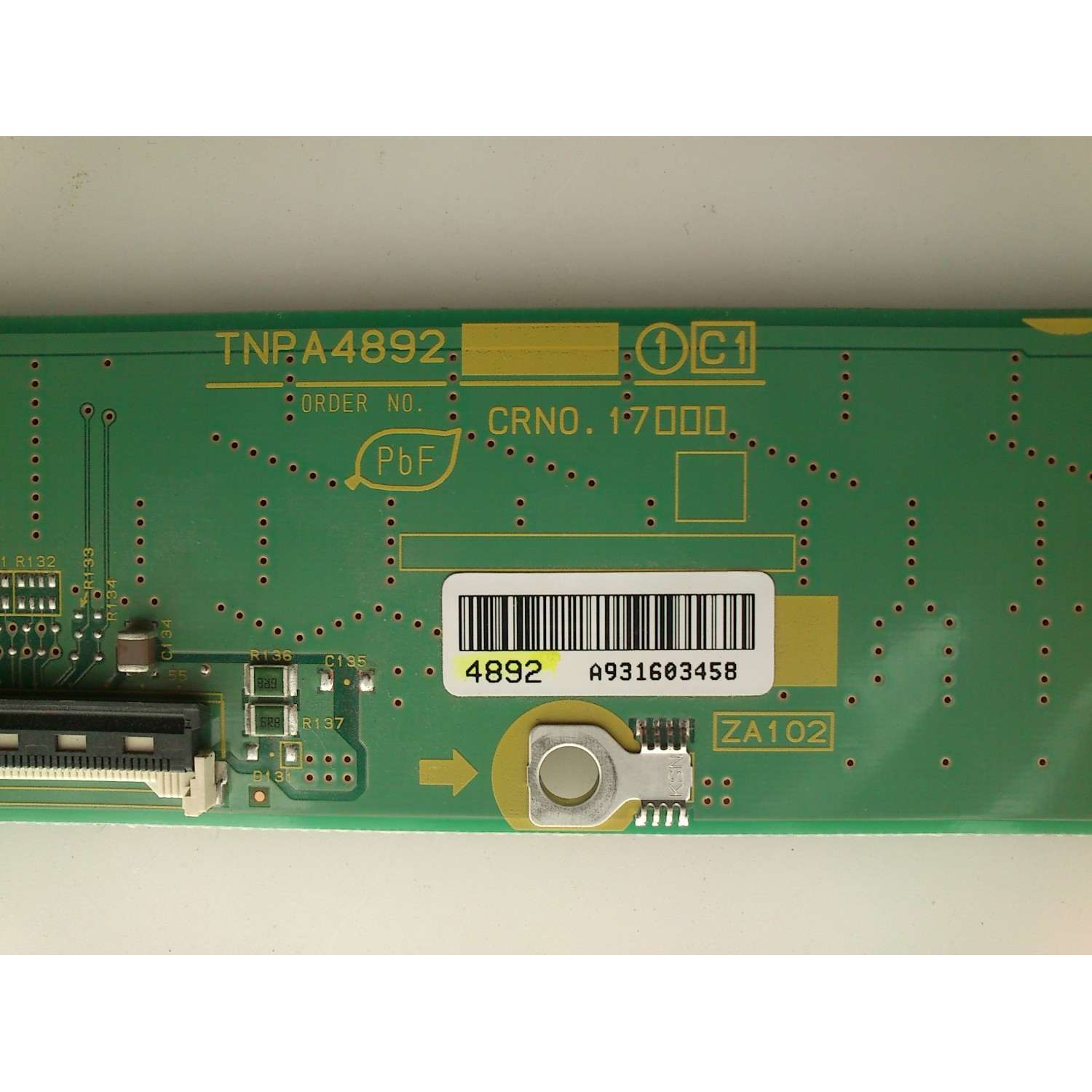BUFFER C1 TNPA4892 PANASONIC TXNC11EQUU MODELO TC-42PX14 - Imagen 2